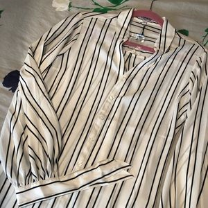 Express Portofino Shirt with Tie Detail